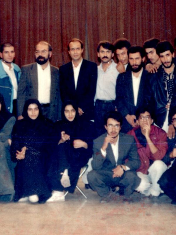 In the company of the students of Mashhad Theater Experimental School 1372